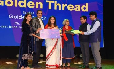 Indian film ‘The Golden Thread’ bags Golden Conch award for the Best Documentary at 18th MIFF 2024. Estonian film ‘Sour Milk’ wins Silver Conch for Best International Short Fiction. Photo: PIB